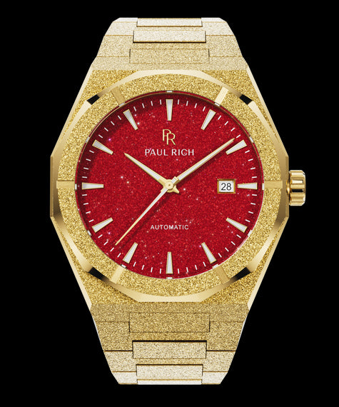 Frosted Star Dust II Gold Red Frosted Star Dust II Gold Red