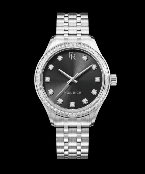 Crystelle - Silver Black Crystelle - Silver Black