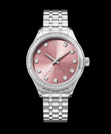Crystelle - Silver Pink Crystelle - Silver Pink