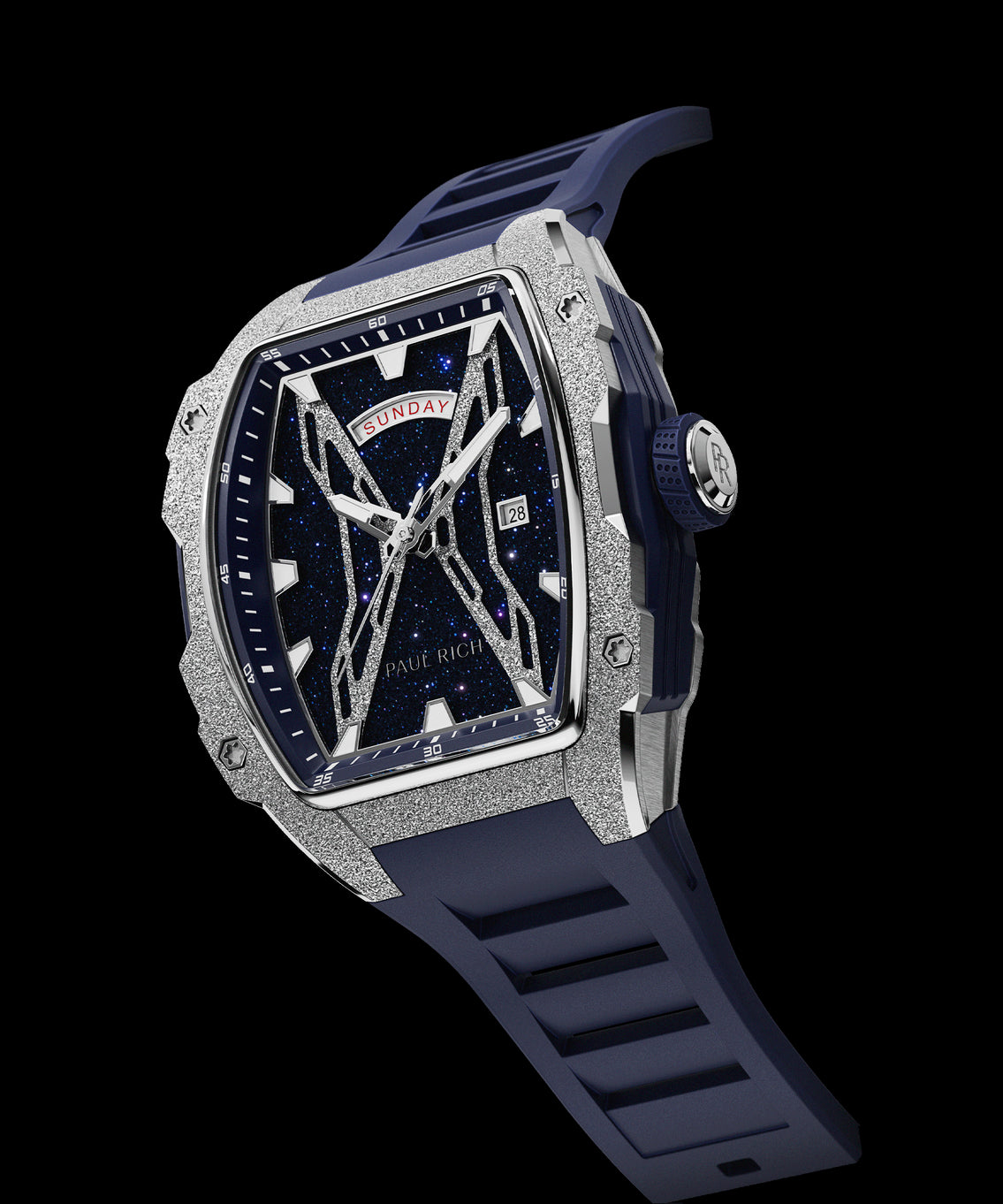 Astro Jour & Date Lunaire Argent Astro Jour & Date Lunaire Argent
