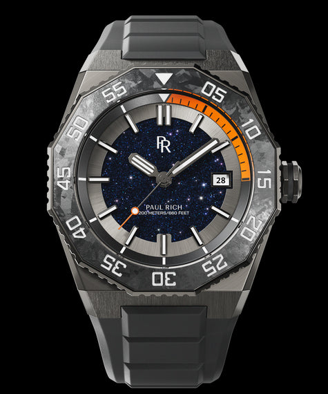 Aquacarbon Pro Forged Grey - Aventurine Quartz | Automatic