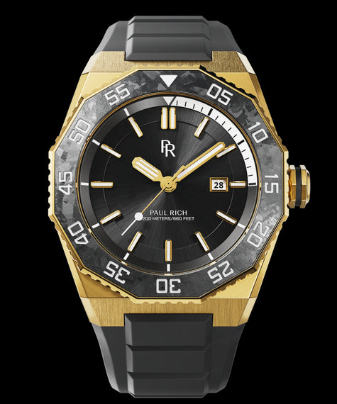 Aquacarbon Pro Imperial Gold - Sunburst Quartz | Automatic