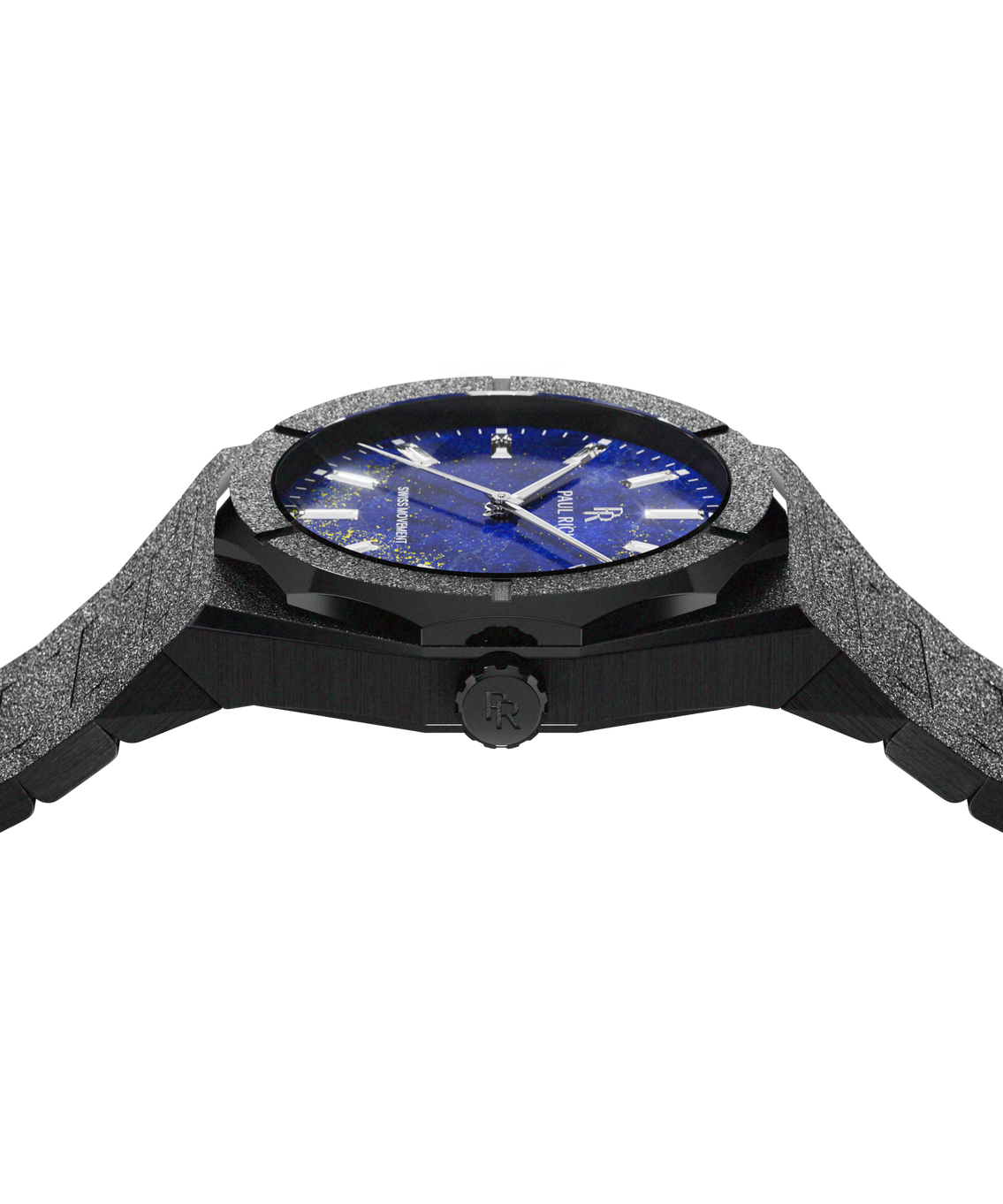 Frosted Star Dust II Lapis Nebula Black, sidetop view Frosted Star Dust II Lapis Nebula Black, sidetop view