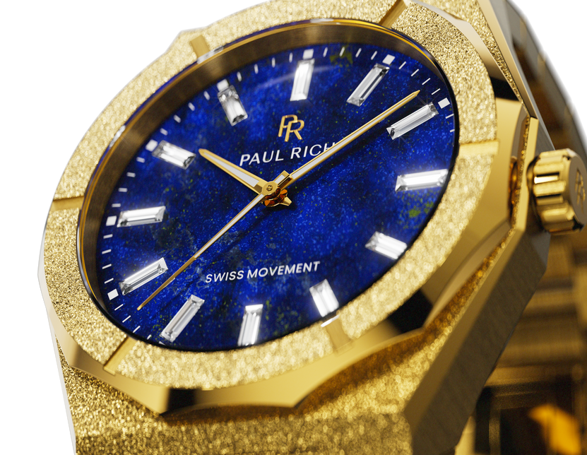Frosted Star Dust II Lapis Nebula Gold, lapis lazuli dial Frosted Star Dust II Lapis Nebula Gold, lapis lazuli dial