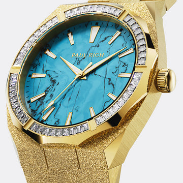 Turquoise semi-precious dial Turquoise semi-precious dial