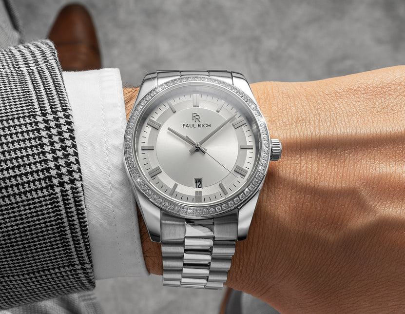 Legacy Silver Sunburst Dial watch Legacy Silver Sunburst Dial watch