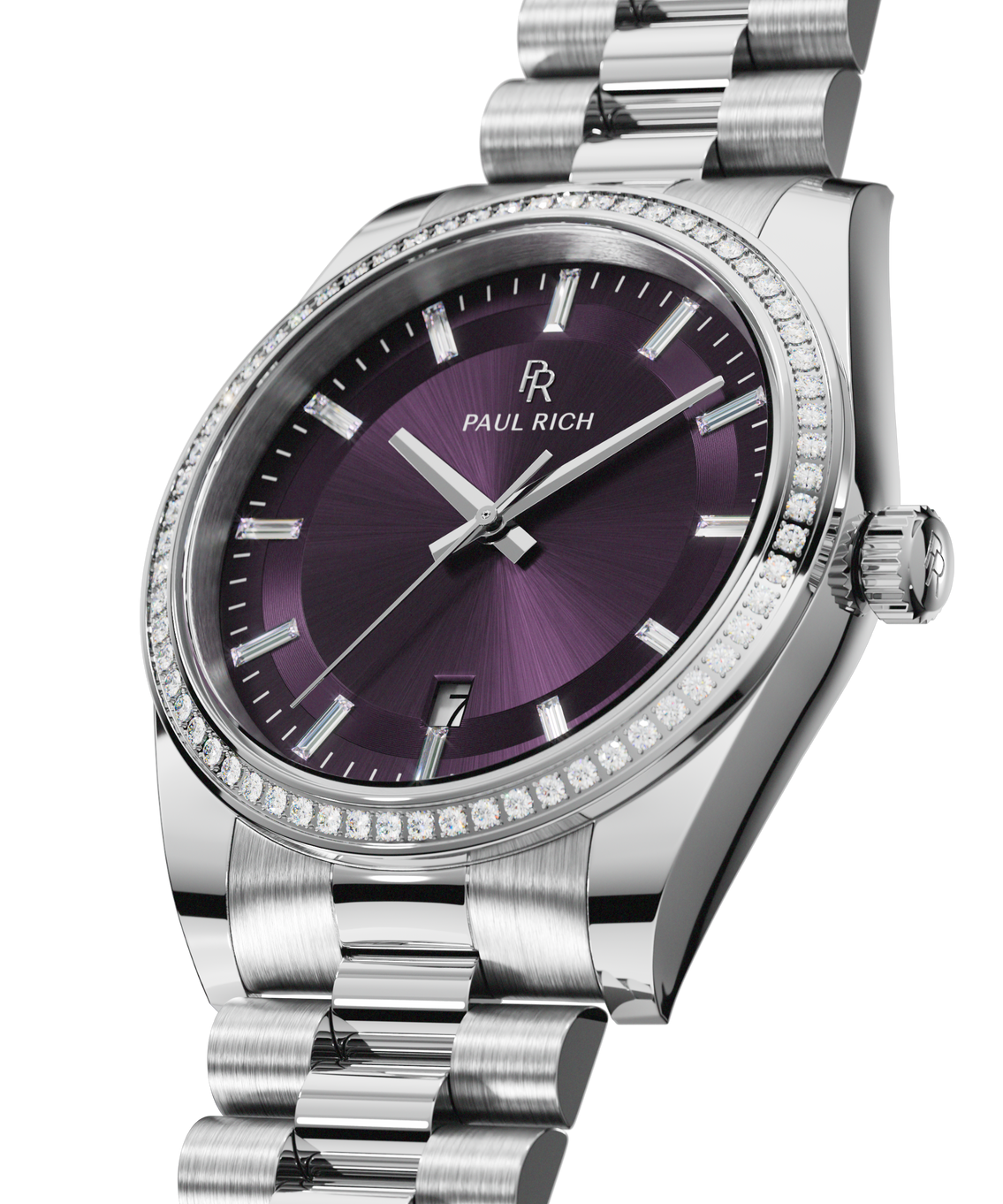 Moissanite Legacy Silver Plum Moissanite Legacy Silver Plum
