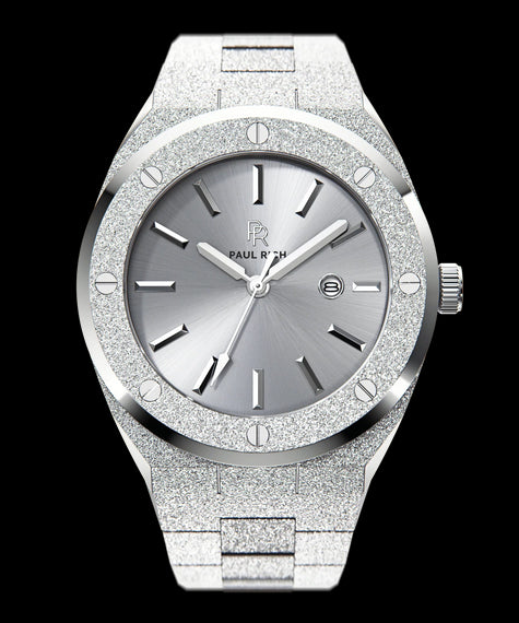 Frosted Apollo's Silver 45MM / Quartz