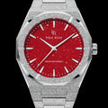 Frosted Star Dust II Silver Red