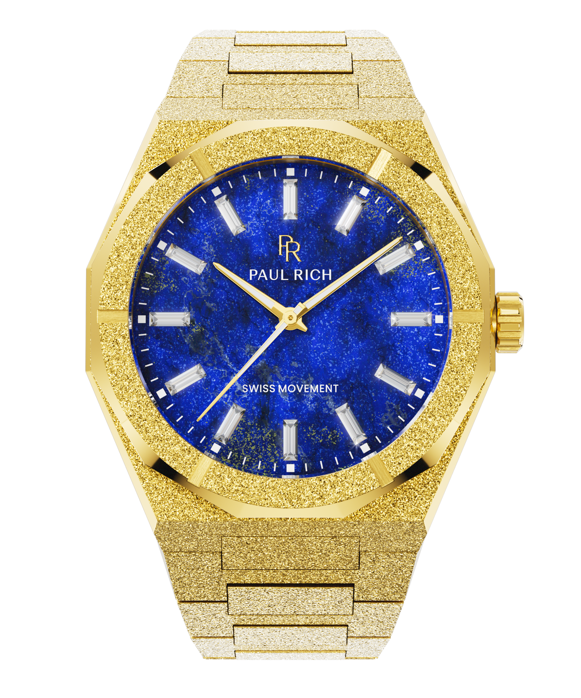 Frosted Star Dust II Lapis Nebula Gold, front view