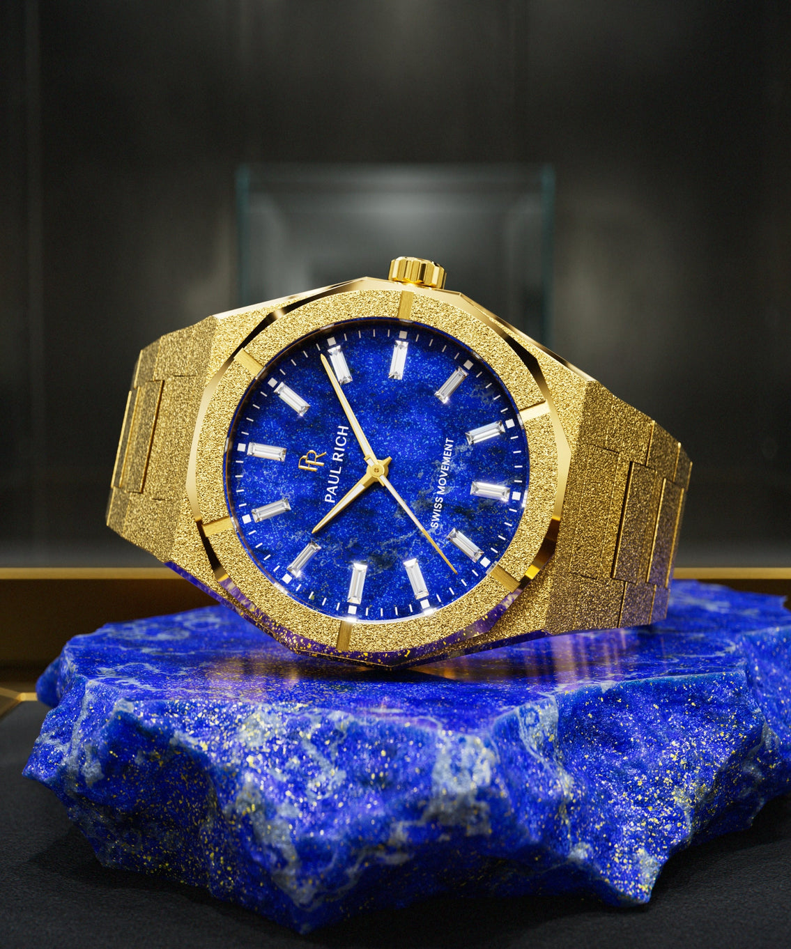 Frosted Star Dust II Lapis Nebula Gold, lifestyle view [product_visual] [lifestyle]