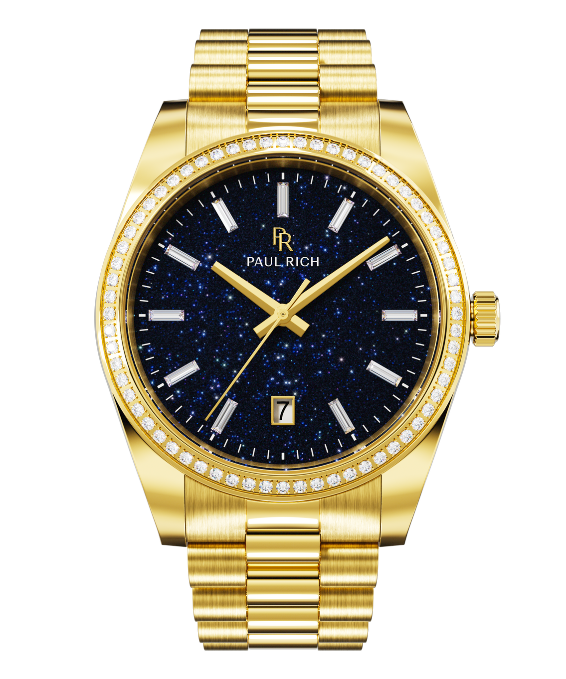 Moissanite Legacy Gold - Aventurine Blue