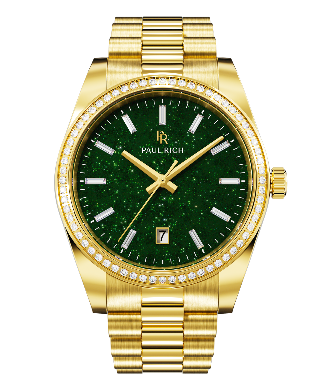 Moissanite Legacy Gold - Aventurine Green