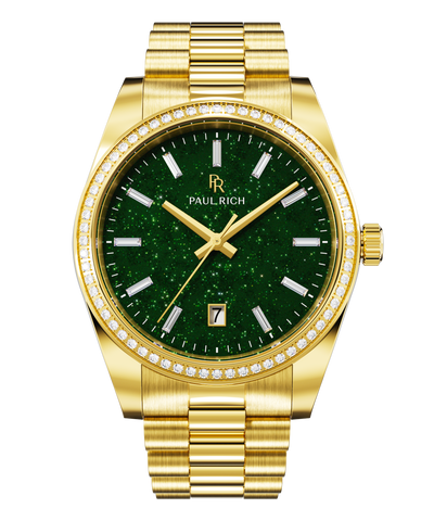 Moissanite Legacy Gold - Aventurine Green
