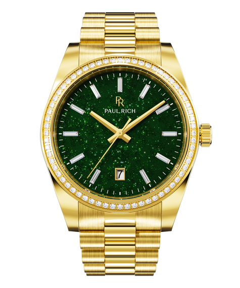 Moissanite Legacy Gold - Aventurine Green