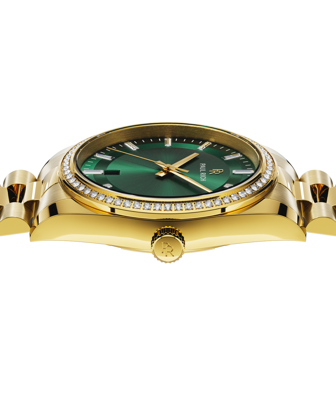 Moissanite Legacy Gold Green