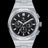 Motorsport Silver Black Steel