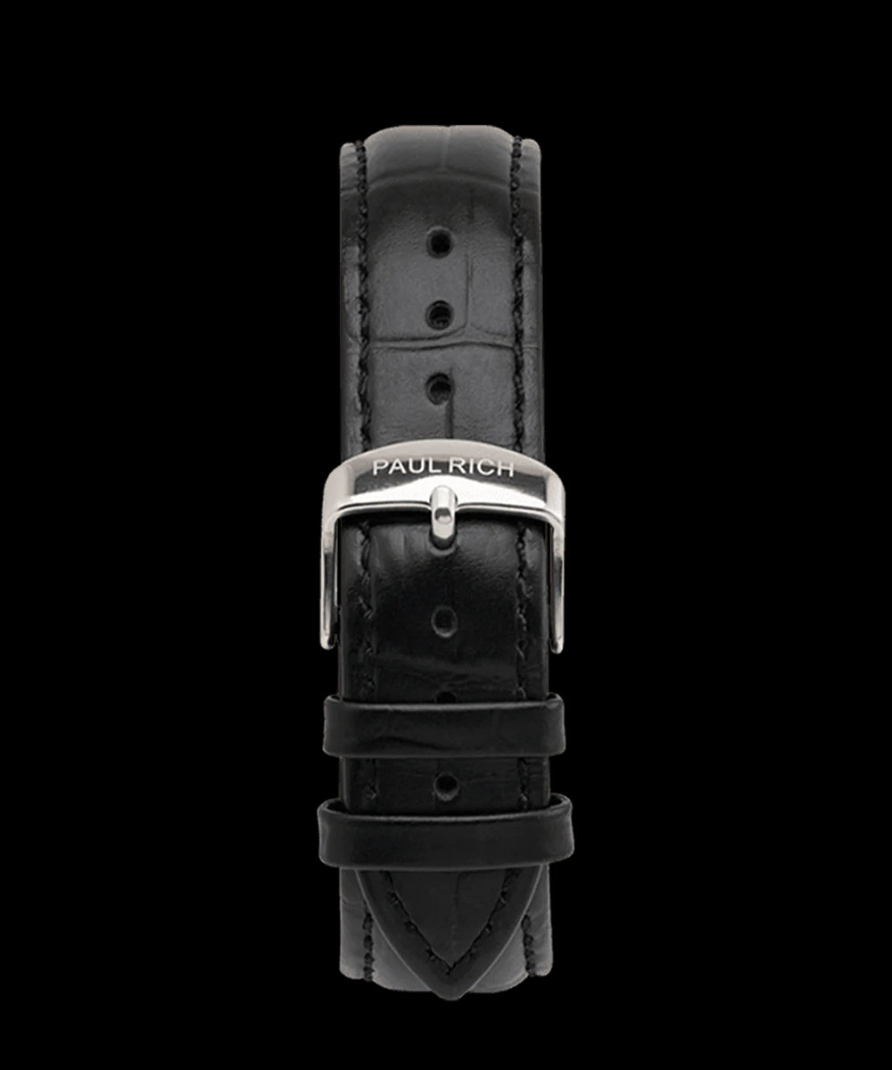 Chronograph Black Leather