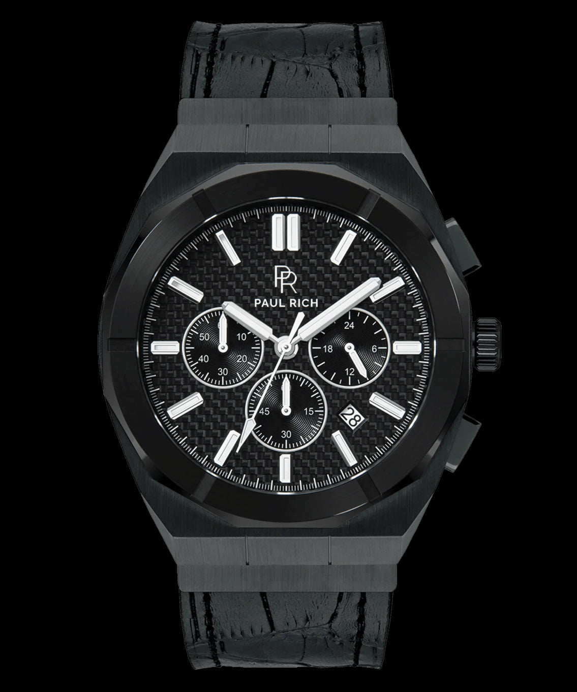 Motorsport Carbon Fiber Black Leather