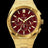 Motorsport Carbon Fiber Red Gold Steel